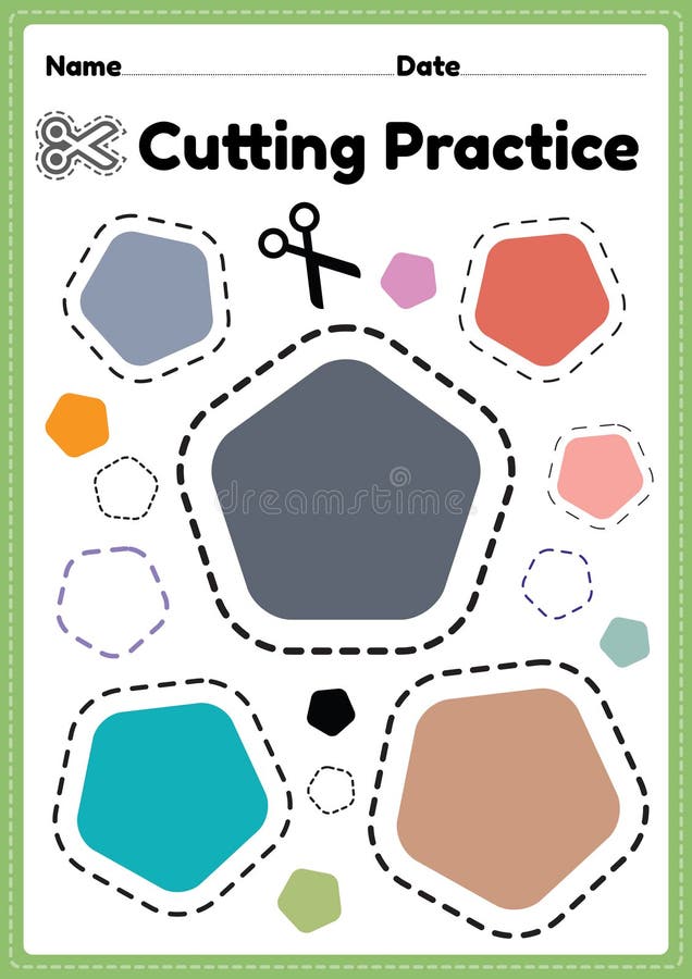 Improve Scissor Skills +39 Worksheets for Cutting Practice - DEVELOP LEARN  GROW