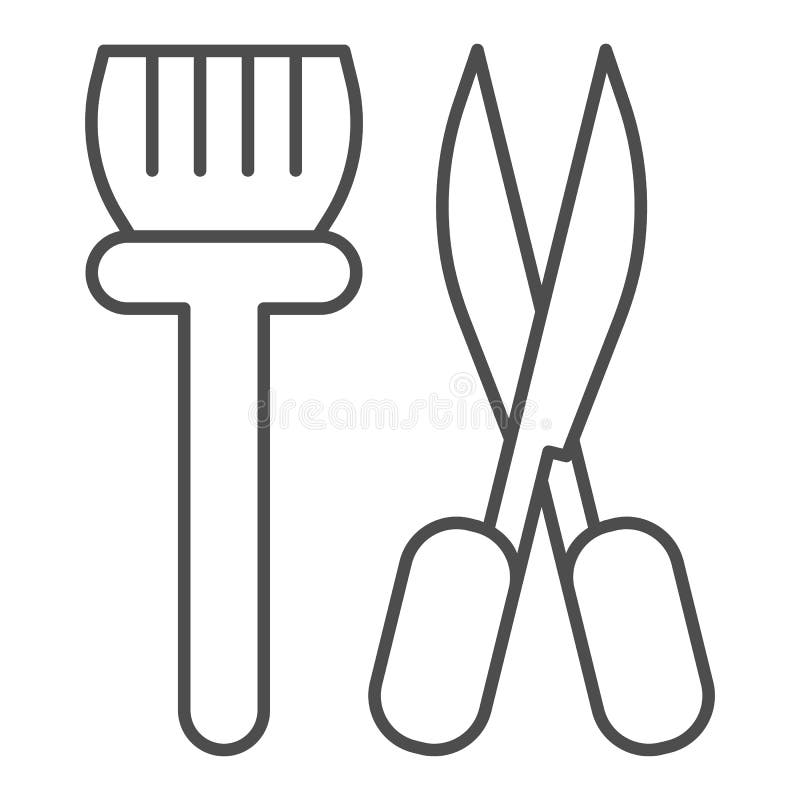 Scissors and Brush for Hair Dyeing Thin Line Icon, Spa Salon Concept, Hair Stylist Brush with Scissors Sign on White Stock Vector - Illustration of bowl, barber: 186153260 Scissors and Brush for Hair Dyeing Thin Line Icon, Spa Salon Concept, Hair Stylist Brush with Scissors Sign on White Stock Vector - Illustration of bowl, barber: 186153260