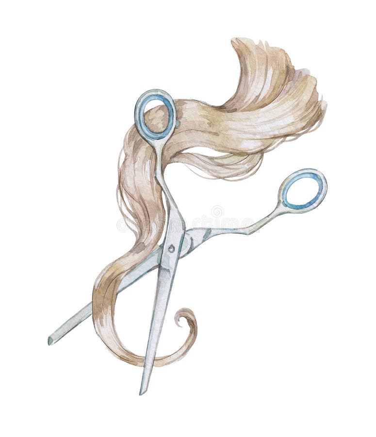 Hair Cutting Scissors stock illustration. Illustration of cosmetologist