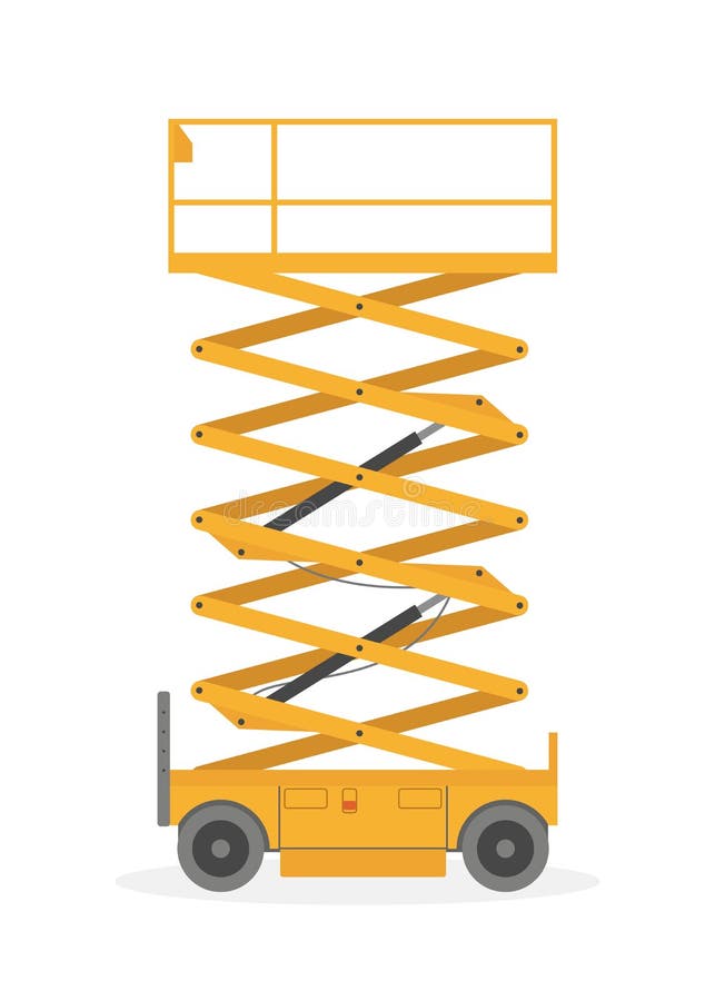 Scissor Lift Cartoon Stock Illustrations 82 Scissor Lift Cartoon