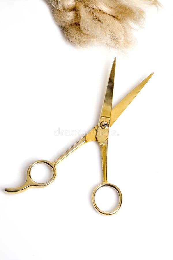 Scissors And Wig Stock Photo, Picture and Royalty Free Image. Image  54800729.