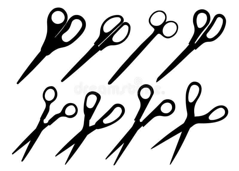 Clip Art: Scissors 1 Closed Color I