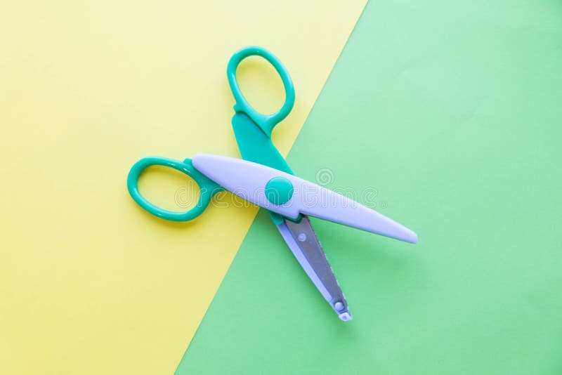 Scissors on Colored Paper, Cut in Half, Can Be Used for Discounts and ...