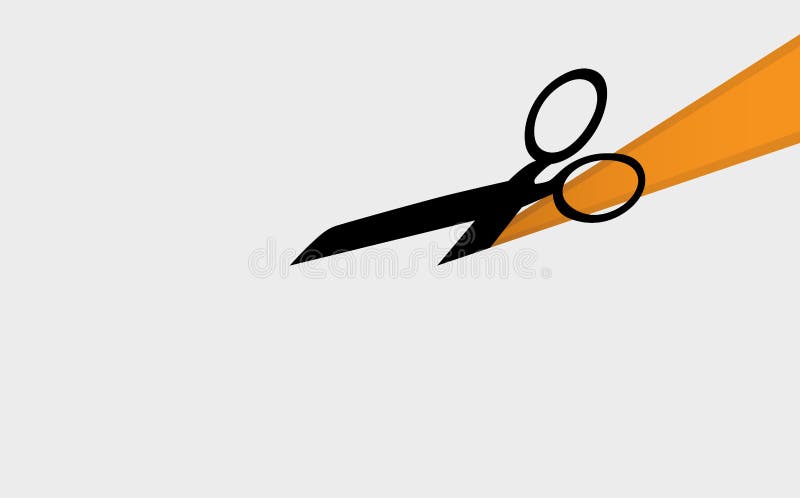 Scissors silhouette stock vector. Illustration of scissors - 75328227