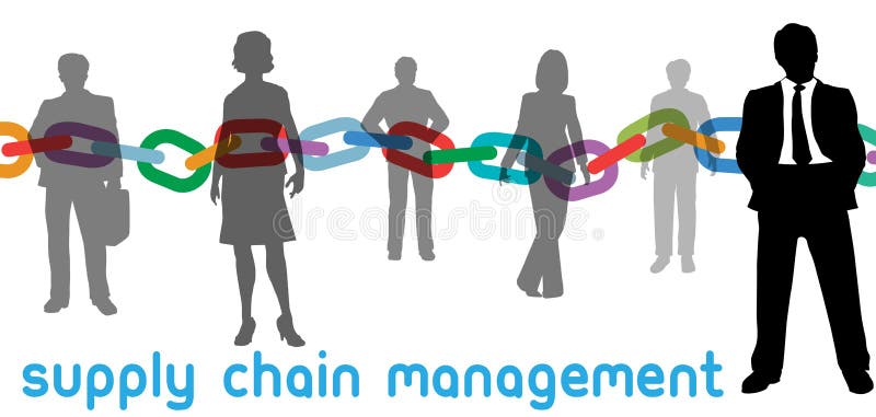 Enterprise SCM manager and outsourcing supply chain management business people. Enterprise SCM manager and outsourcing supply chain management business people