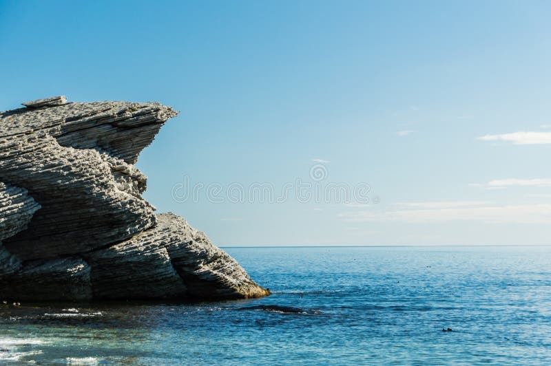 Scogliere del parco nazionale di Forillon fotografia stock Scogliere del parco nazionale di Forillon fotografia stock