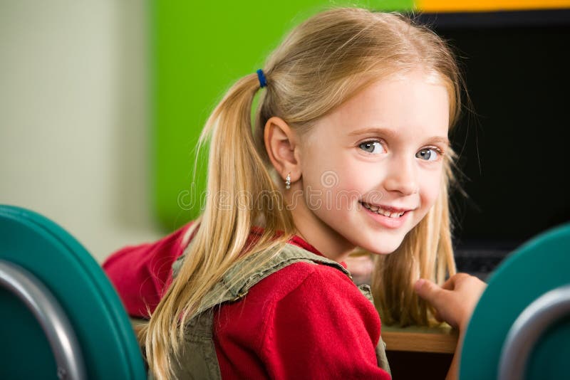 Simpatica studentessa immagine stock libera da diritti