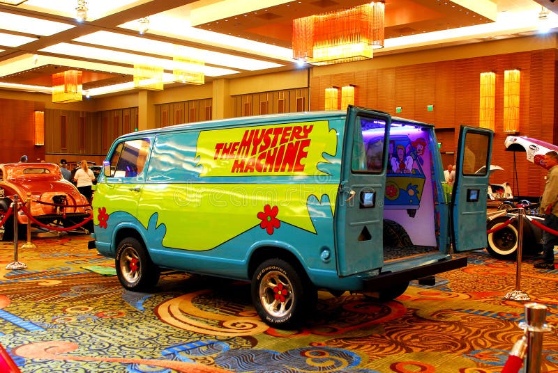 Vintage van from the Scooby Doo Series on display at MGM Grand Car show June 17 through the 19, 2011.