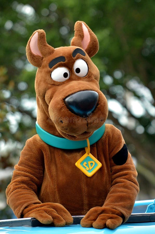 GOLD COAST, AUS - NOV 06 2014:Scooby-Doo in Movie World Gold Coast Australia.The film was a successful release with box office gross of over US$130 million.