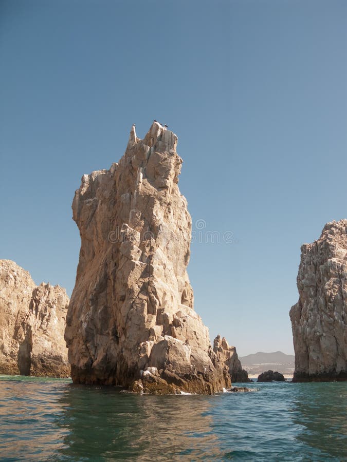 Scooby Doo head rock at Lands End in Cabo San Lucas, Mexico