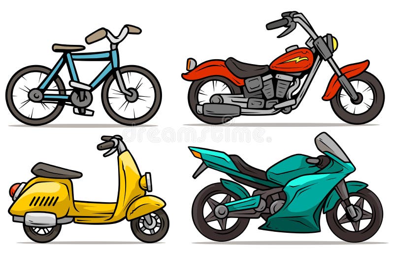 Ciclomotor de moto vespa bonito cor verde. conceito de objeto dos desenhos  animados ilustração isolada. estilo simples adequado para vetor de logotipo  premium de design de ícone de adesivo