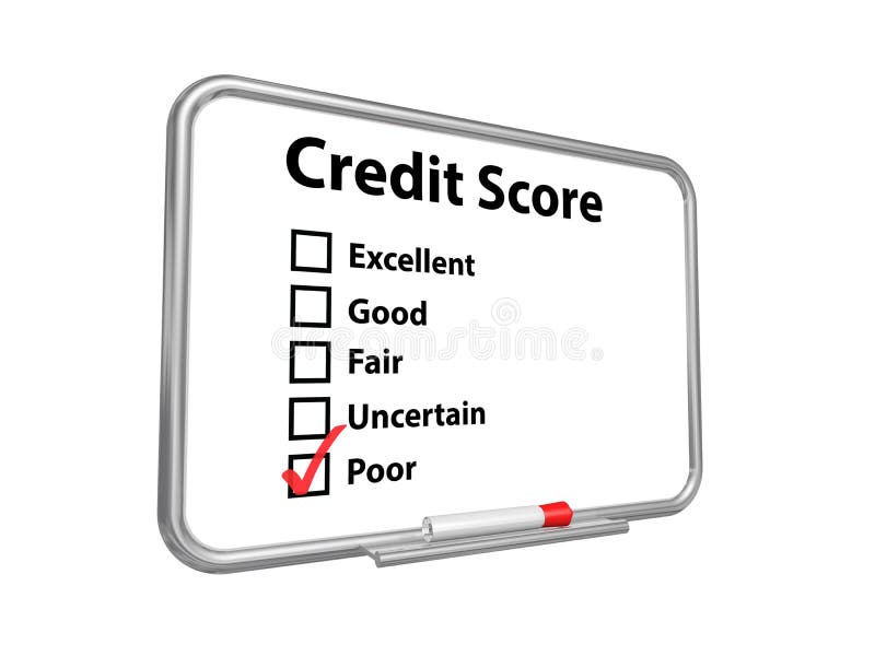 Score de crédit images libres de droits Score de crédit images libres de droits