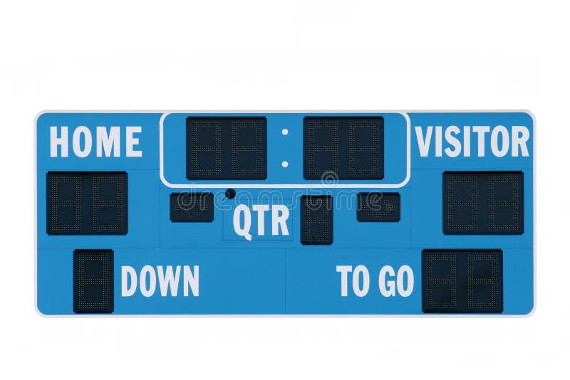 Scoreboard stock photo. Image of quarter, teams, time, details - 833918