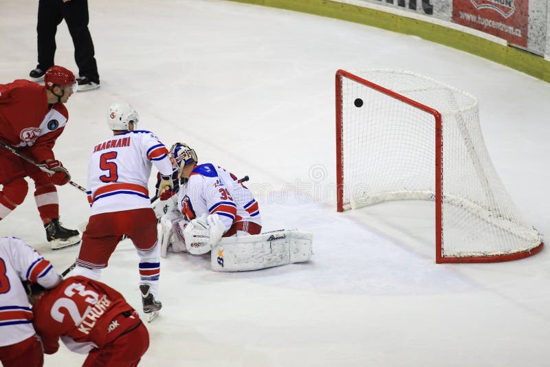 Scoring in Slavia Prague vs. Lev Prague match