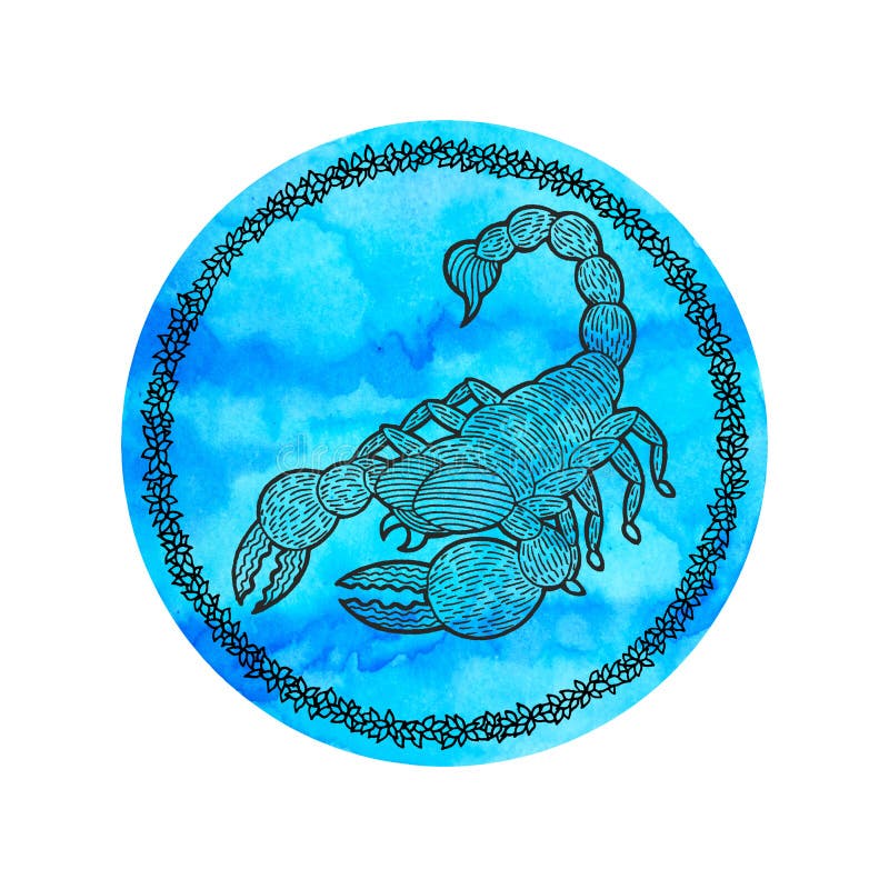 Scorpio Zodiac Astrology Horoscope Symbol Sign Logo Icon Design in ...