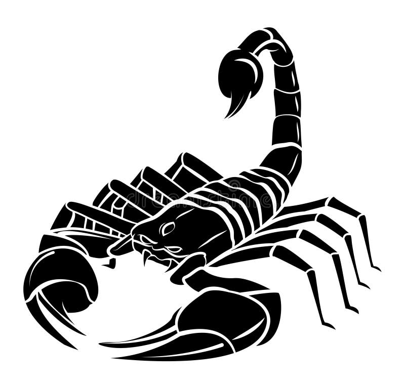 Scorpion MAscot Tattoo stock vector. Illustration of style - 47878964