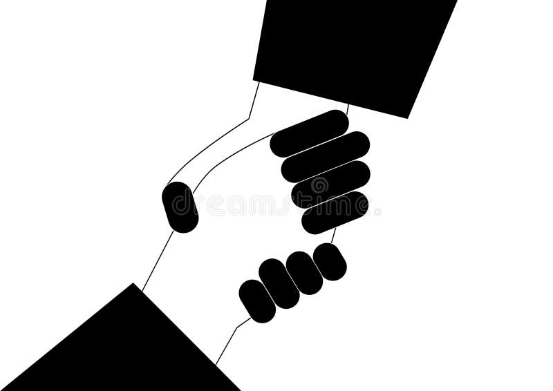 scossa della mano royalty illustrazione gratis scossa della mano royalty illustrazione gratis