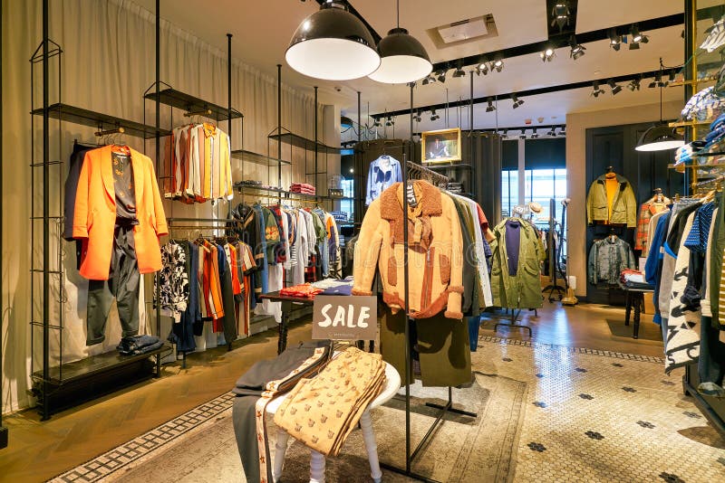 Scotch & Soda store editorial stock photo. Image of