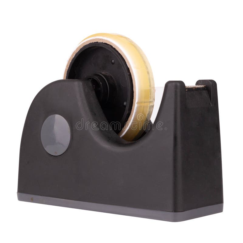 Scotch Tape Holder Isolated on White Background Stock Image Image of