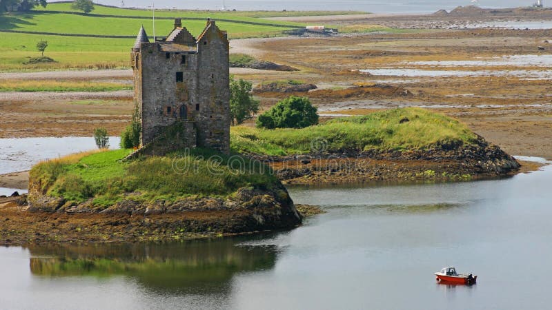 Scottish castle royalty free stock image