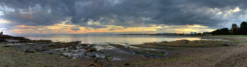 Scottish coastal landscape royalty free stock images