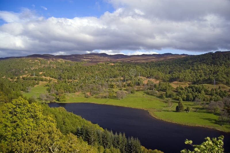 Scottish countryside and loch