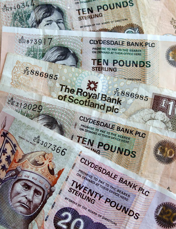 Scottish Money stock photo. Image of financial, currency 777294