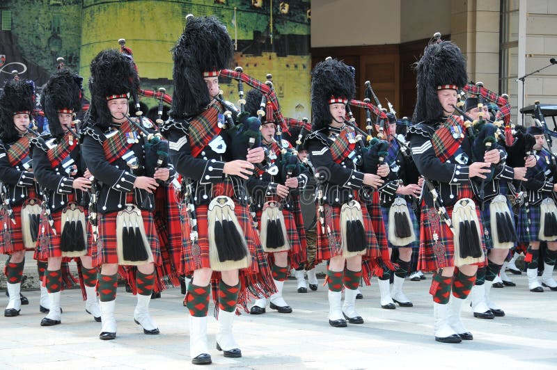 Scottish Pipes Parade at Nairn Highland Games Editorial Image - Image ...