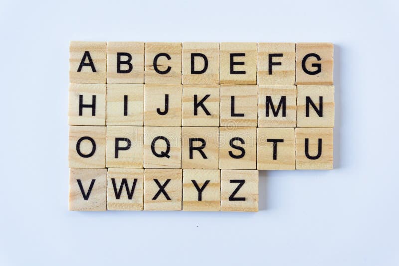 Wood Letter Blocks