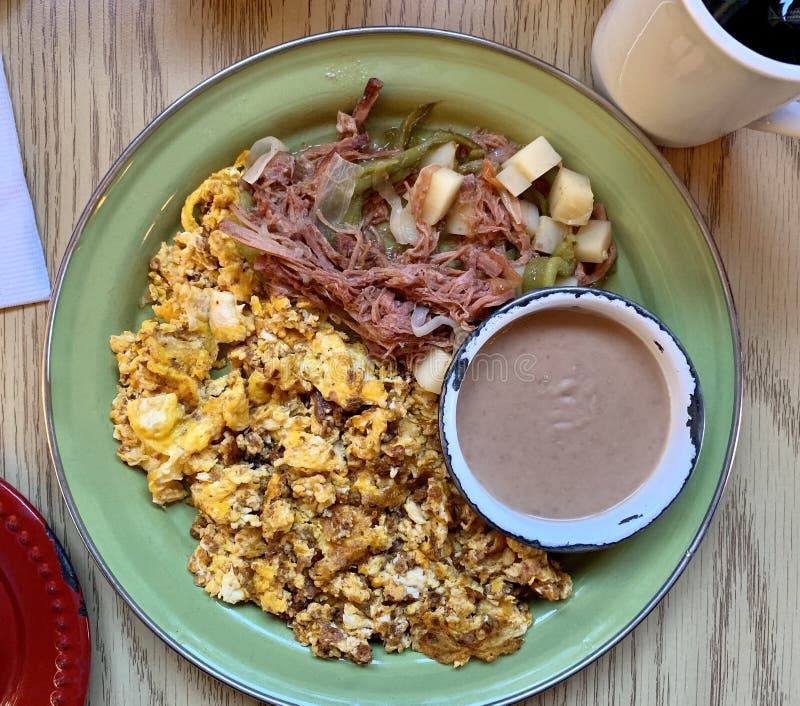 Mexican breakfast stock photo. Image of beans, view - 178607678