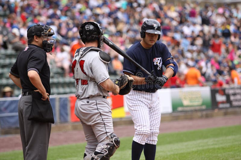 Scranton Wilkes Barre Yankees Jesus Montero steps up to the plate