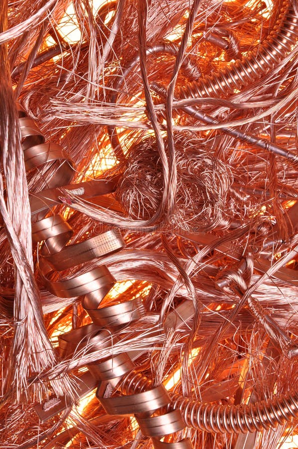 Scrap copper wire stock photo. Image of expensive, electric 30048710