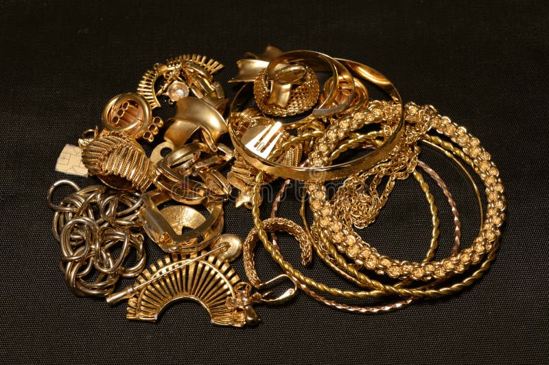 Scrap Gold stock photo. Image of isolated, gold, jewelry 23211134