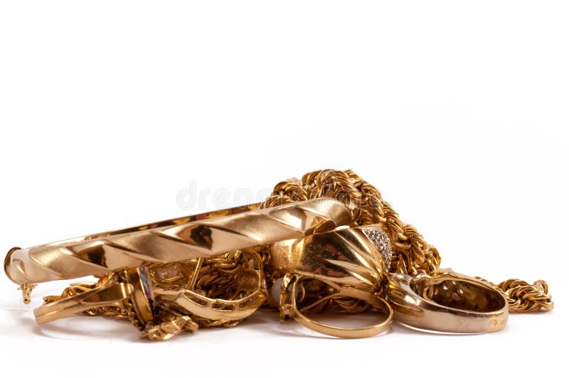 Scrap gold stock image. Image of white, golden, value 68839231