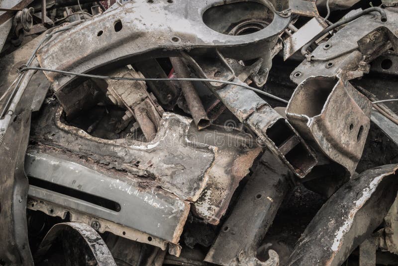 Scrap metal of cars