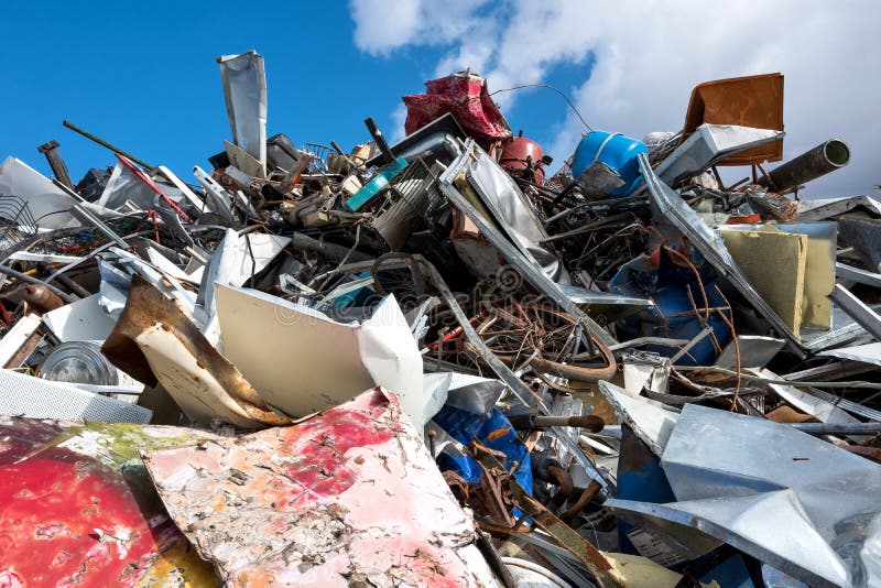Scrap metal stock photo. Image of disposal, cycle, rubbish 87261230