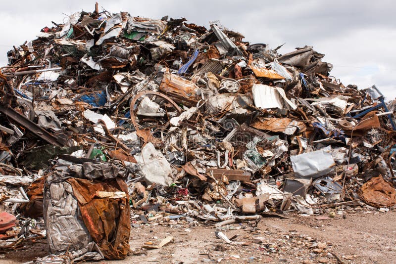 Scrap for recycling royalty free stock photos