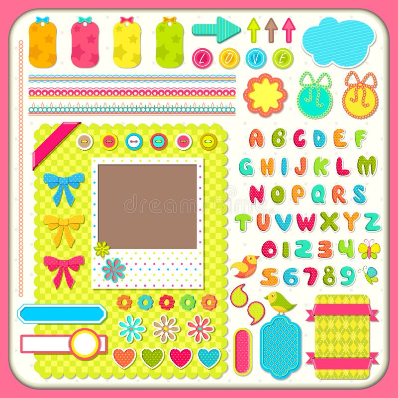 Scrapbook Design Element vector illustration