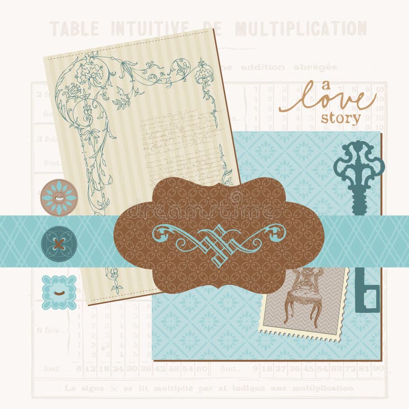 Scrapbook Design Elements - Love Set - For Cards, Invitation, Greetings  Royalty Free SVG, Cliparts, Vectors, and Stock Illustration. Image 16604936.