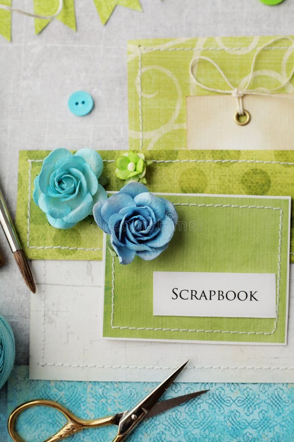 Scrapbooking card stock image. Image of booking, page 98559813