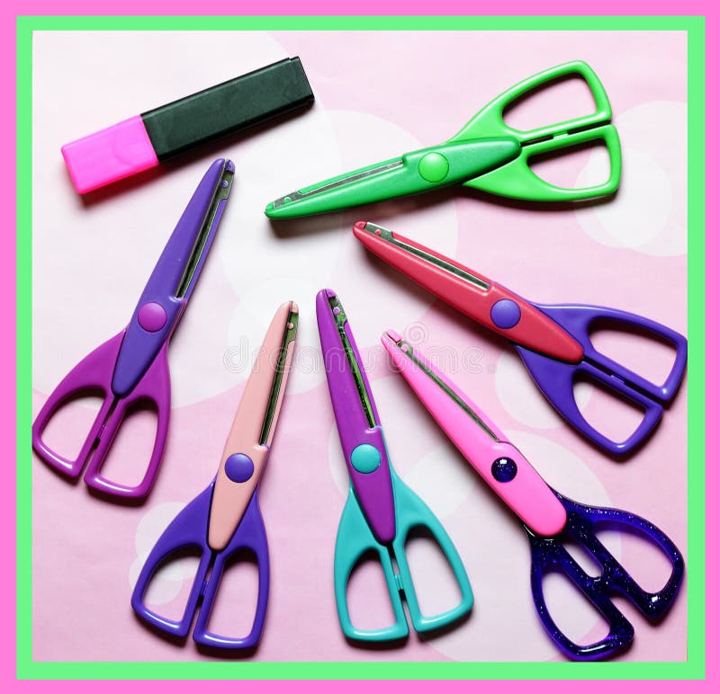 Scrapbooking Tools of the Trade Stock Image Image of tool, green