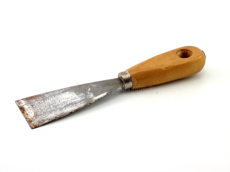Scraper knife royalty free stock photo