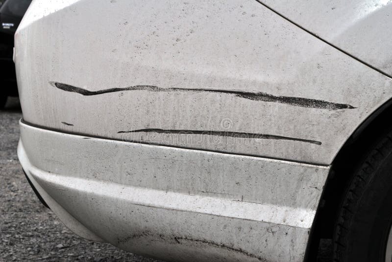 Scratch on the car stock image. Image of closeup, background 148629417