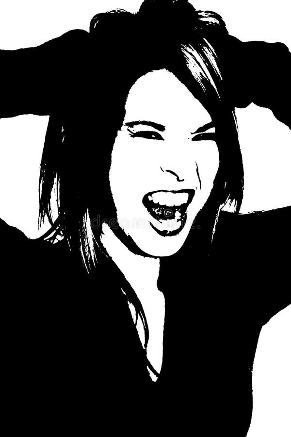 Screaming Sillouette