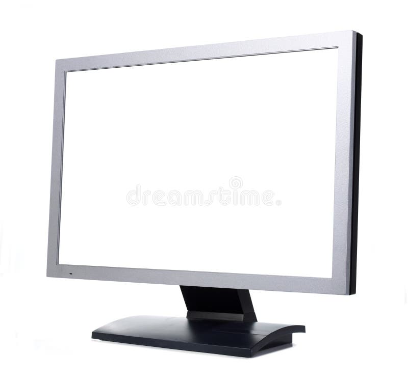 Screen monitor stock image