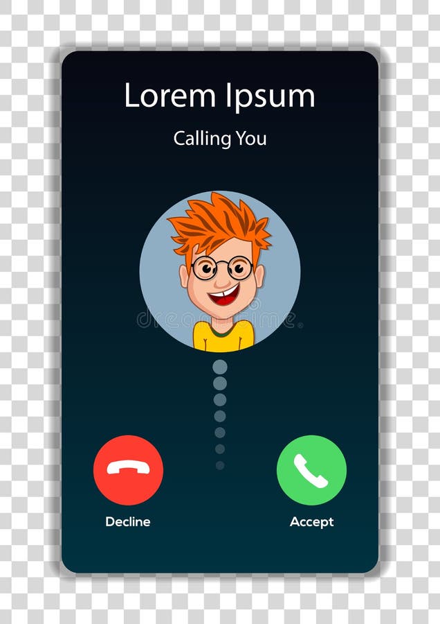 incoming call screen incoming call screen