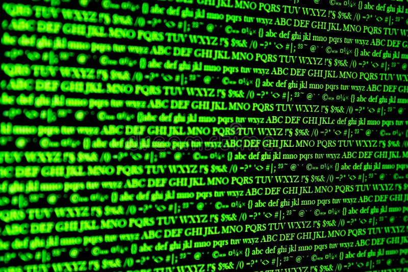 Screen with software developer code. Screen with software developer code on black. Development javascript code stock images, royalty-free photos and pictures