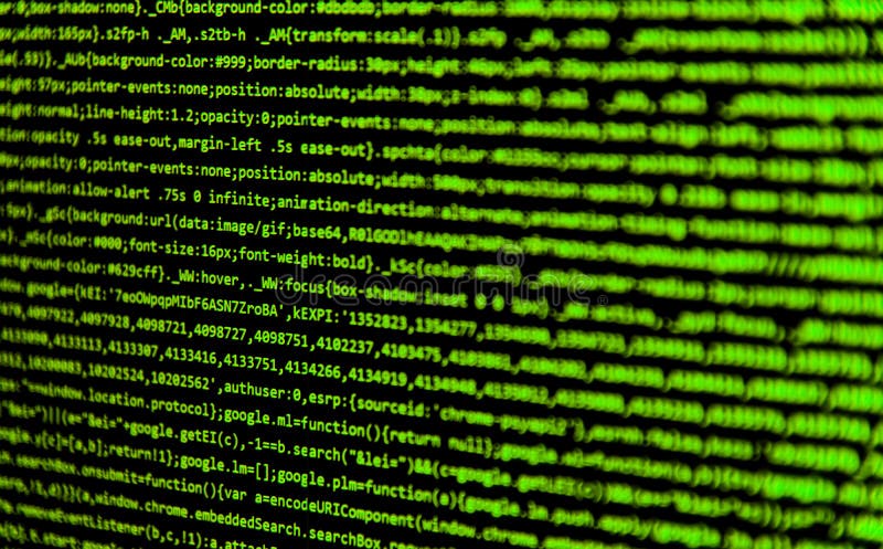 Screen with software developer code. Screen with software developer code on black. Development javascript code stock images, royalty-free photos and pictures