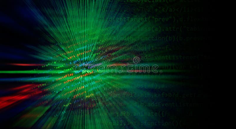 Screen with software developer code. royalty free stock images