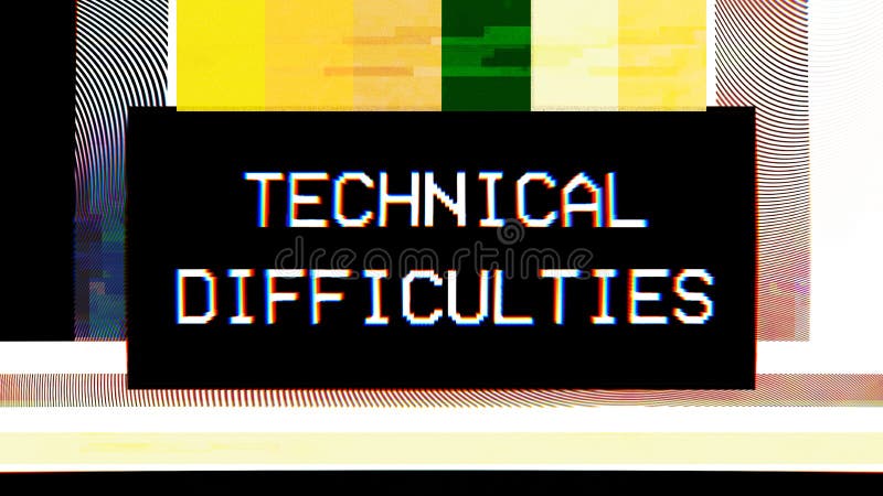 Technical difficulties moire distortion extreme